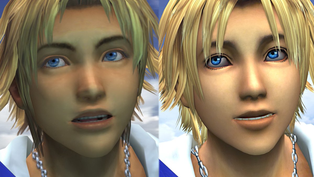#Dawntrail before and after graphics be like