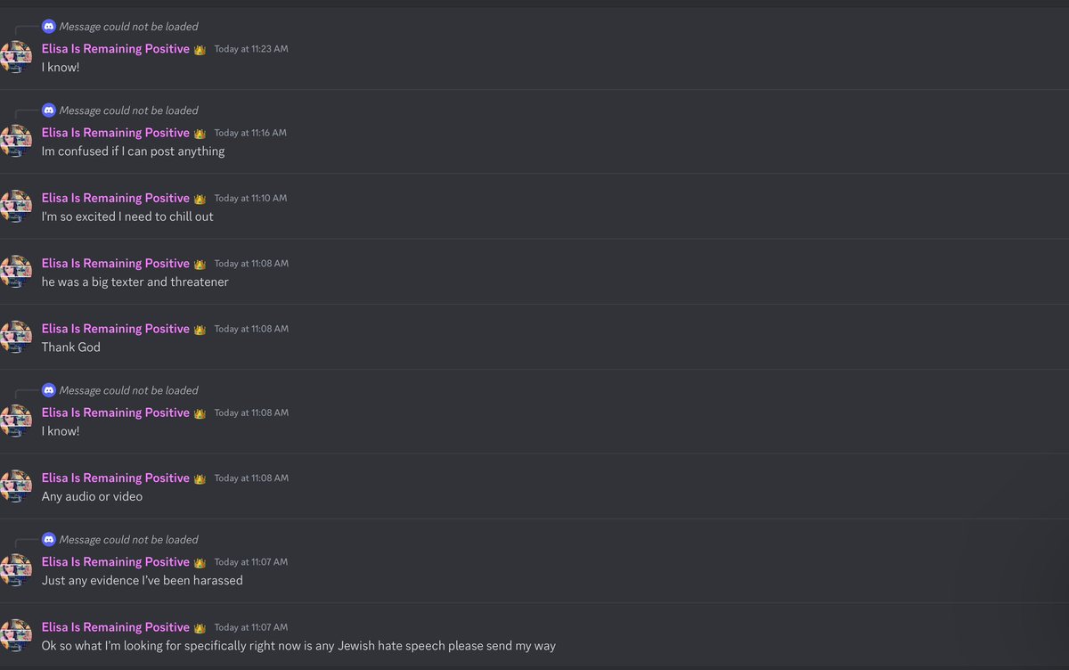 Truthseeke44091's tweet photo. Part #2- Elisa Jordana in her discord claiming victory on @Zscorr0 . “We won guys”. Elisa also claims she will own her ex/victim father’s Belaire mansion ,be so rich she can buy YouTube. She will sue over harassment and Jewish comments zscoro made.#plamBeach #Florida #HowardStern https://t.co/gPQoU0iTum