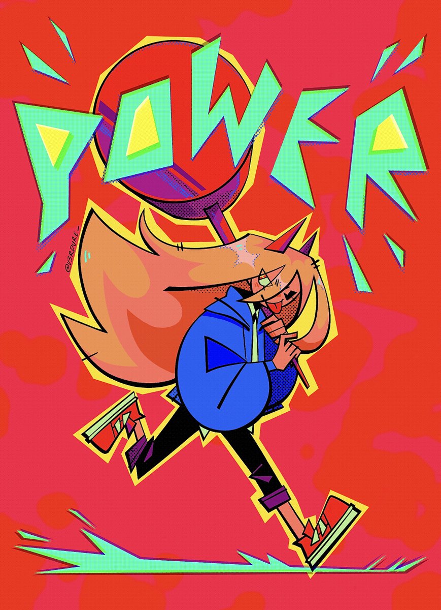 v3rdure_'s tweet image. i flanderise power more and more every time i draw her i think
#chainsawman