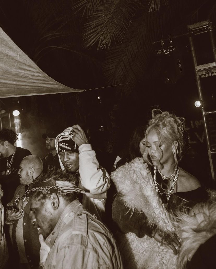 awgecentral's tweet photo. Rihanna And A$AP Rocky Last Night 
They attend the REVOLVE and PIZZASLIME after party.  
📸Rafael Avcioglu https://t.co/SIKtt2YT08
