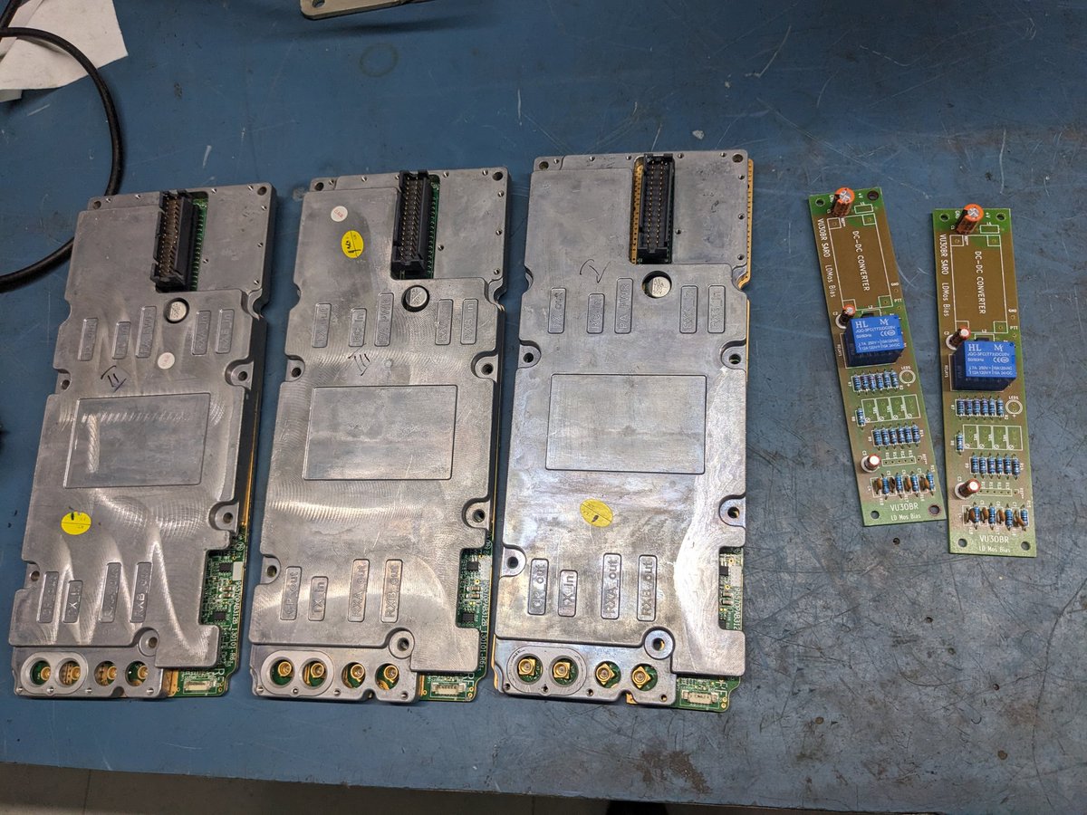 vu3obr's tweet photo. Back to work after a long time 😀 
Making QO-100 2.4Ghz amplifier modules for my friends 💪. @BATCOnline @qo100_sat @QO100DxClub https://t.co/qyG4GcqRmB