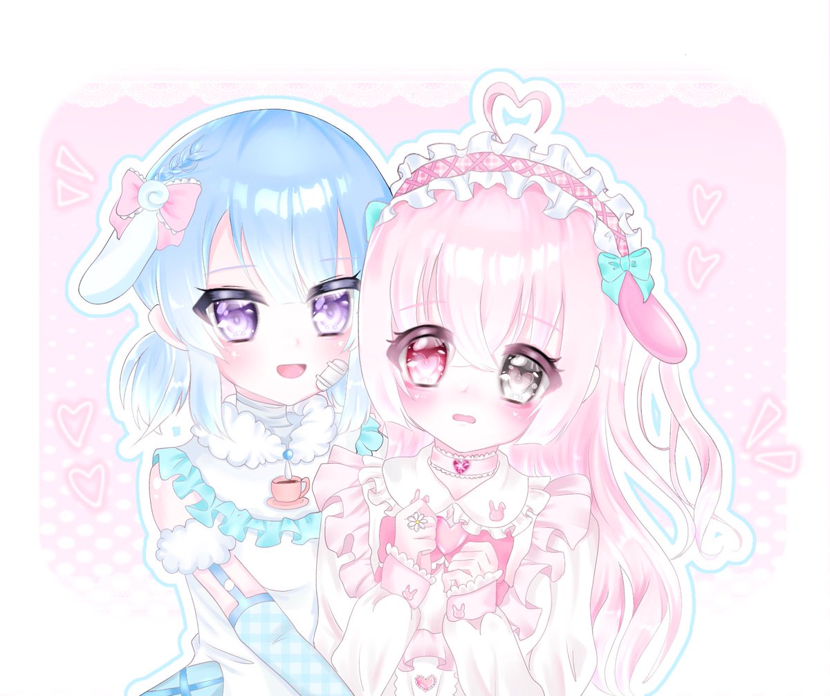 crow_miu's tweet photo. ギャルゲ風絵柄と通常絵柄では塗りが違うので、もしギャルゲ風が良かったら依頼する際に言ってください https://t.co/jkJ6rhMEDO
