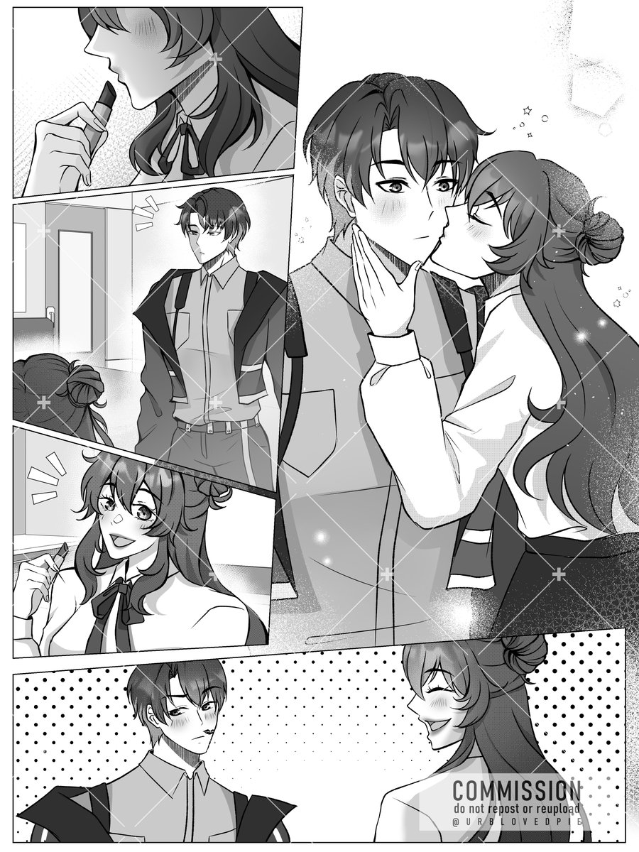 [RT/Share is very appreciated ❤️]    
Comic commission for @yutochochacco
Thank you for commissioning me  🥰

VGen info: vgen.co/UrBlovedPie 

#VGenComm #comms_hazell