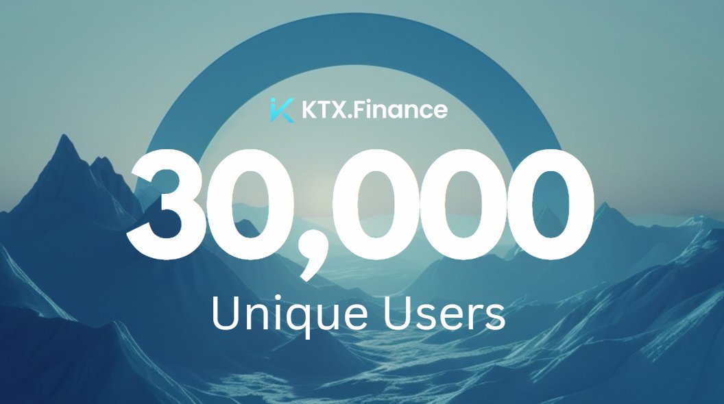 KTX.Finance just crossed the 30,000 unique traders milestone! 🛫 We are thankful for all the support thus far and we have an exciting integration shipping your way soon!