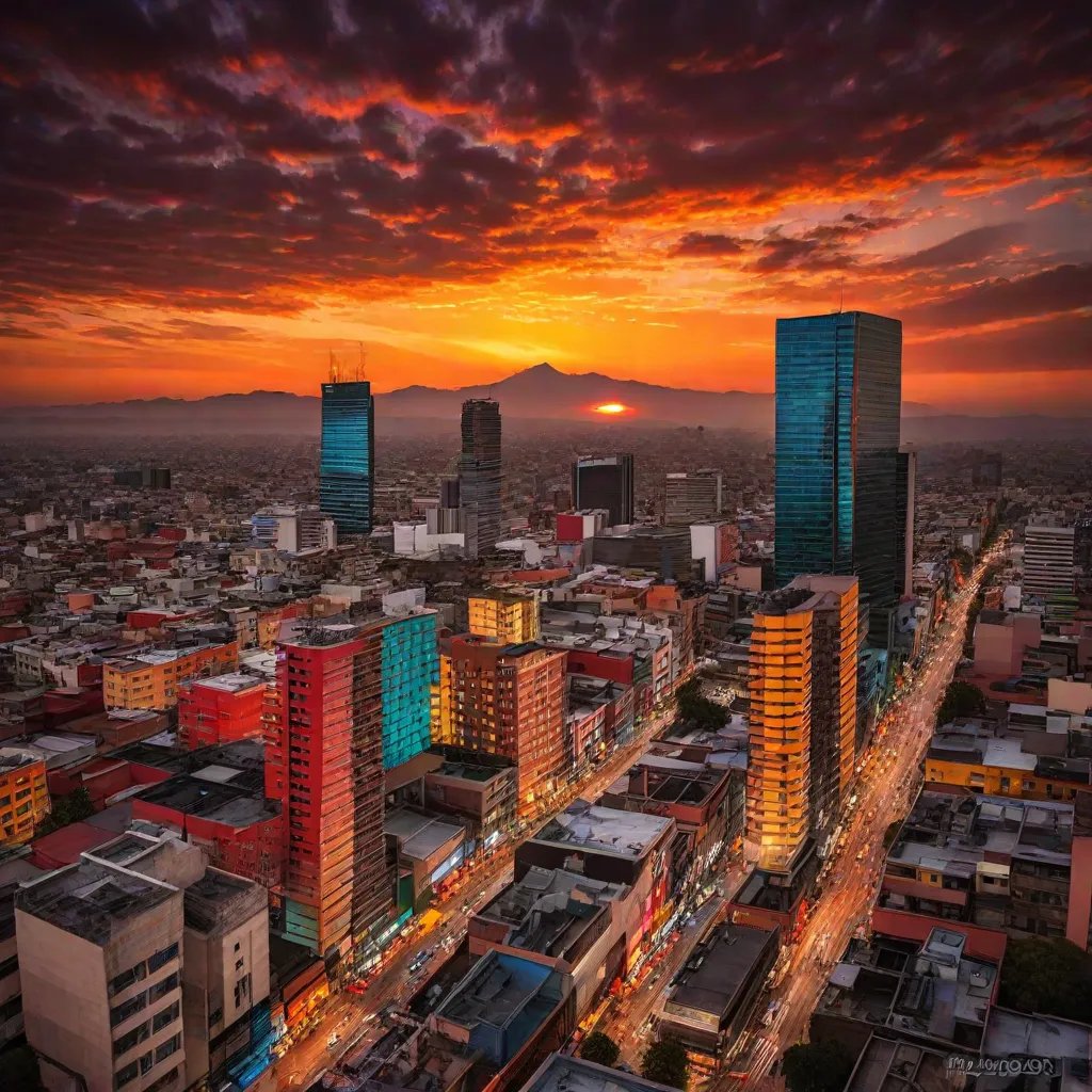 Goodnight Everyone!
Mexico City Sunset.