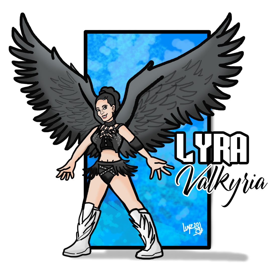 Trabajo terminado! @Real_Valkyria Que opinan? @dragongscales11 @WrestlingColSoc @GeoffRhymer @KnockoutNews10 @NeitroV @TQSherwood #lyravalkyria #nxt