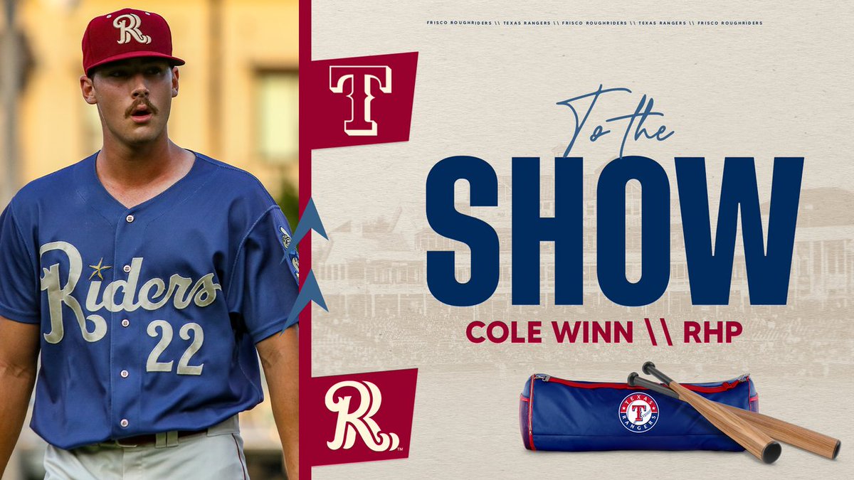 Our 202nd former Rider to make their MLB debut 🙌 Cole is the fifth former RoughRiders player to make his MLB debut in 2024 too! Read more: bit.ly/3PYP6uc 🔗