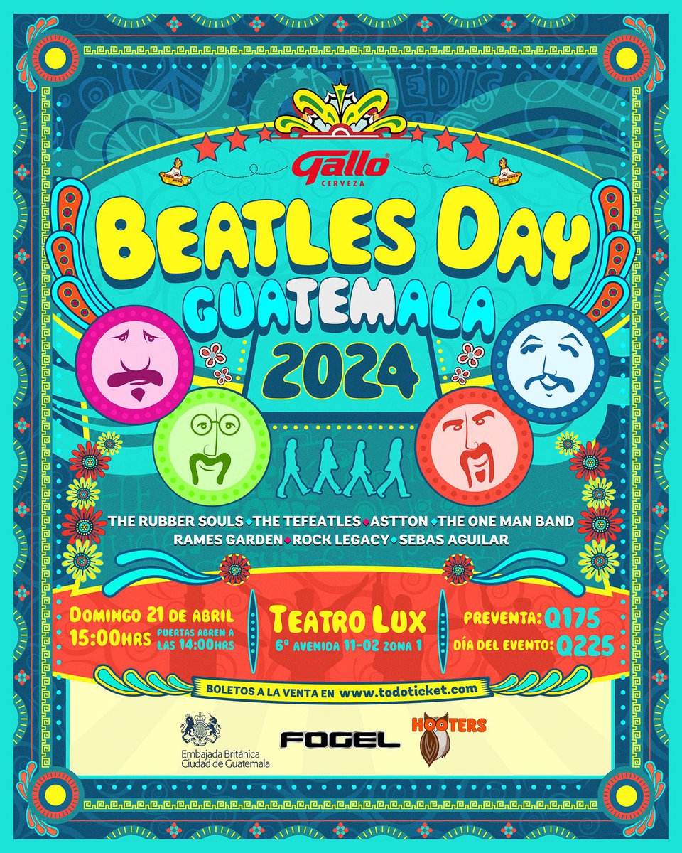 BEATLES DAY GUATEMALA tweet media