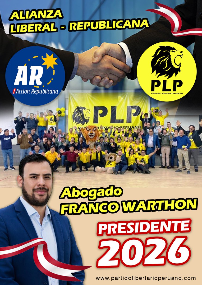 FRANCO WARTHON - PRESIDENTE 2026

#partidolibertarioperuano #partidolibertario #peru #PLP