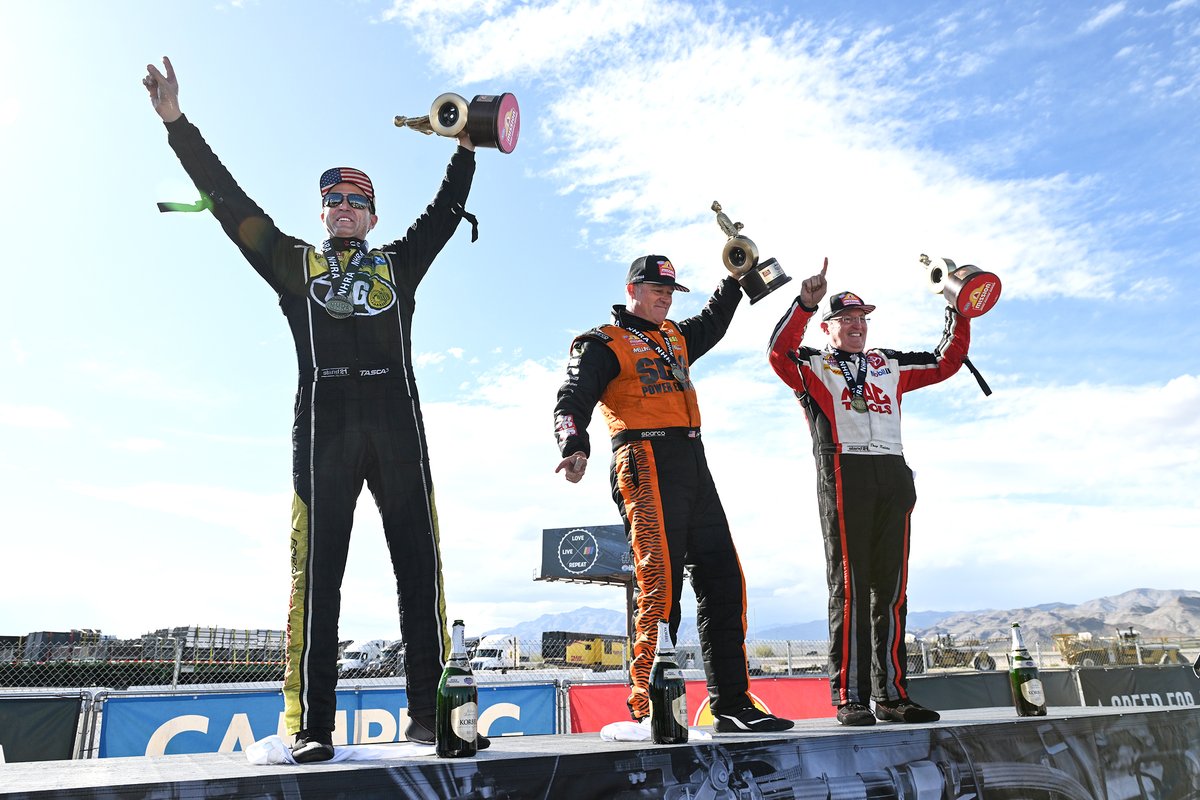 Congratulations to the WINNERS of the #Vegas4WideNats! @Tasca3 • Jeg Coughlin Jr. • @Air_Doug @MissionFoodsUS • @LVMotorSpeedway