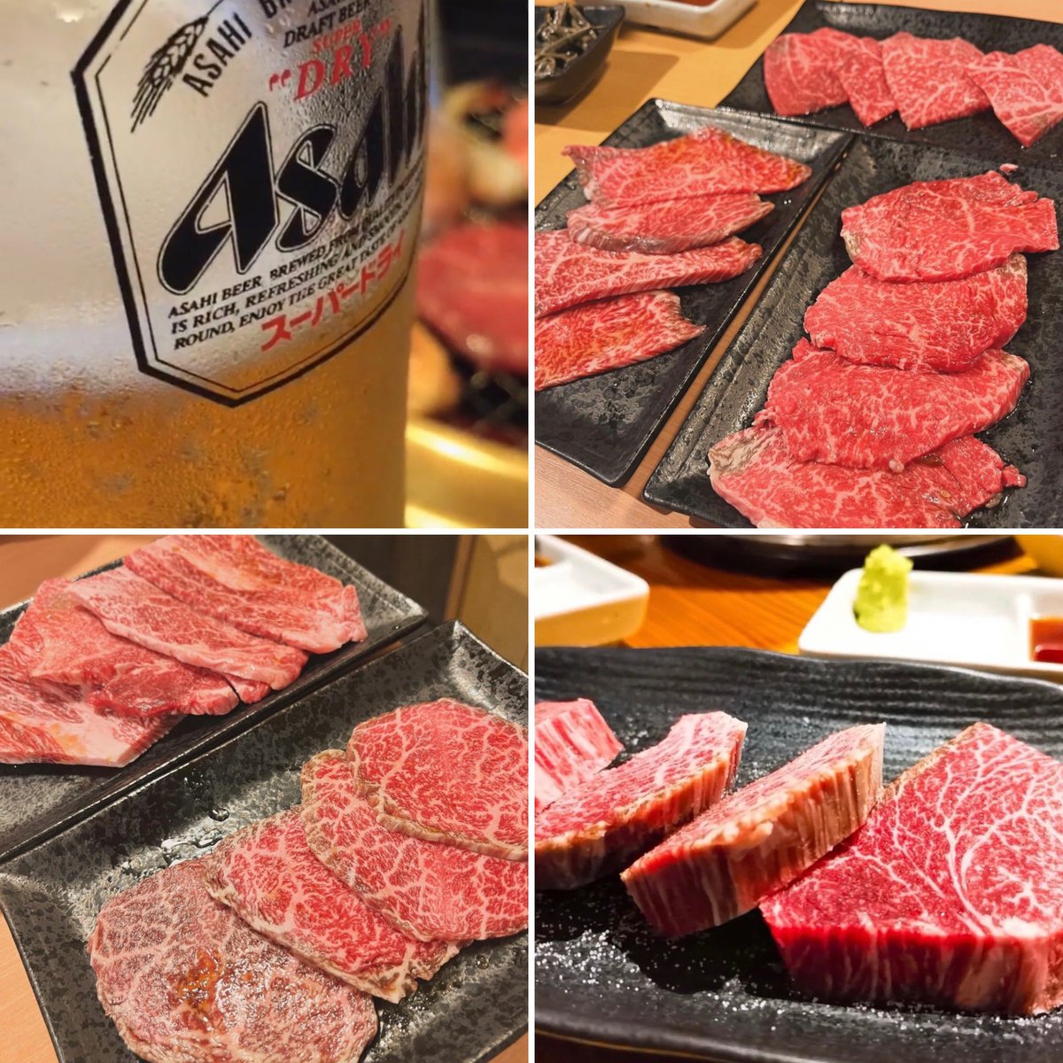sekito7032's tweet photo. おーはよ😊

今日もいい天気〜☀️

昨日
本社業務を終えて
顔面メンテナンスに行き
その後
2時間程
空き時間があったので
友達と大山の焼肉屋さんへ

2時間一本勝負の
焼肉&amp;ビール🍺

#コスパ最強店
#写真家の話しオモロイ
#シャトーブリアン
#焼肉行ったの秒でバレ��� https://t.co/jqGuufndTx
