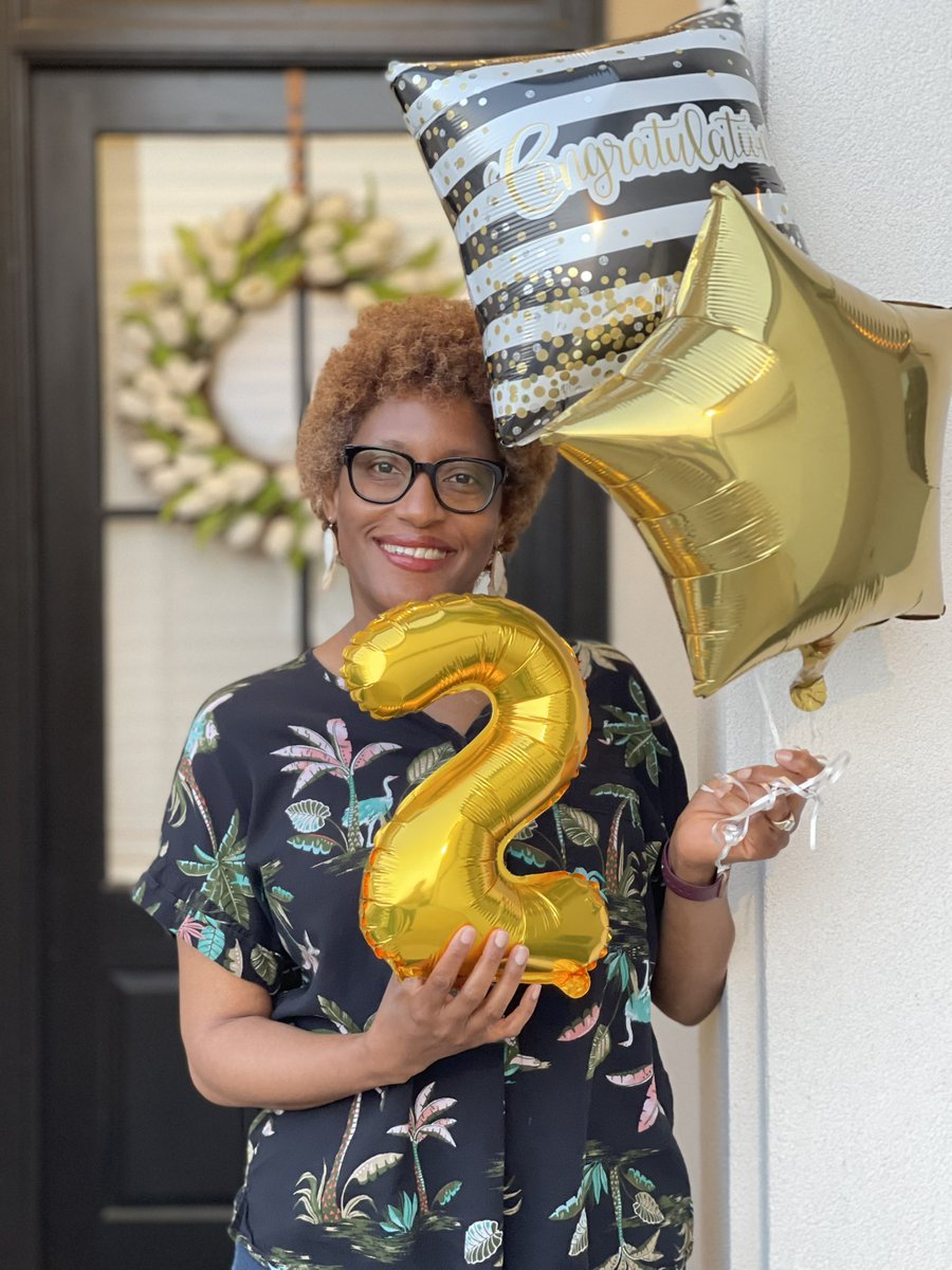 It has been a great weekend filled with gardening, relaxing, & celebrating!🎊 Yesterday I celebrated 2️⃣ years in remission from breast cancer.🙌🏽🎉 I’ve been blessed to be a part of an amazing, supportive community that has helped me thrive.💪🏽 The best is yet to come!💖