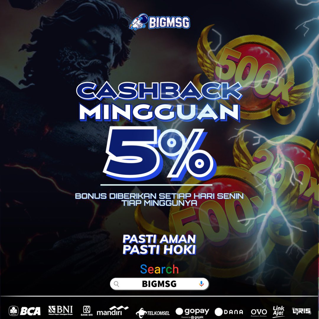 Nikmati bonus cashback mingguan 5% di BIGMSG! 
Daftar sekarang di BIGMSG dan maksimalkan kemenanganmu 💰

#slot #slotgacor #slotantirungkad