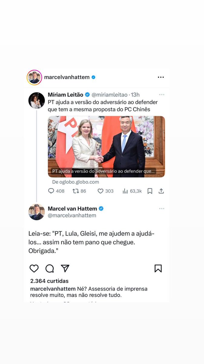 DamaDeFerroTV's tweet photo. O combativo deputado Marcel Van Hatten @marcelvanhattem fez a ironia cabível com a assessora de imprensa do lulismo. https://t.co/2UoP9064tY