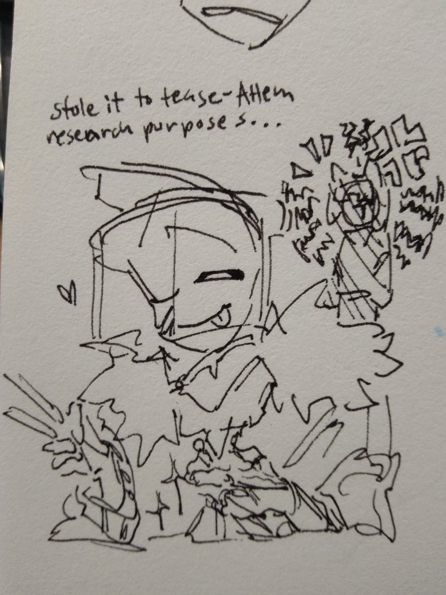 HyperVent_'s tweet photo. #detectiveinksans being annoying to the only person that tolerates him #amonerror #bloodybullet https://t.co/rUE7zWhDBg