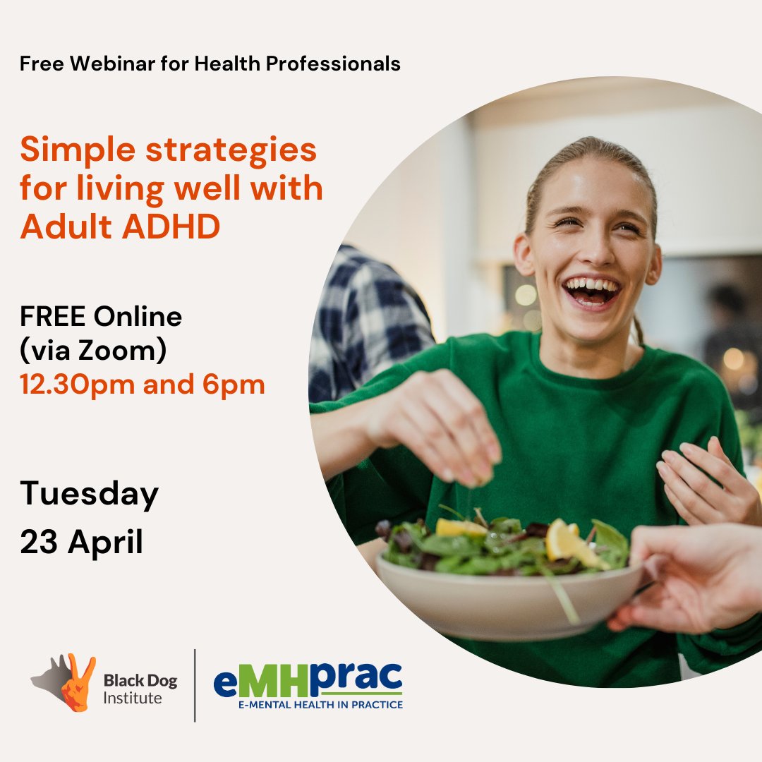 Sign up for our next free, accredited webinar for #GPs & allied #healthprofessionals 👇 This webinar on Adult ADHD is hosted by Dr Jan Orman MBBS MPsychMed. Jan's a Sydney GP with a special interest in #mentalhealth & psychological medicine. Register 👉 bit.ly/3Uhv3u5