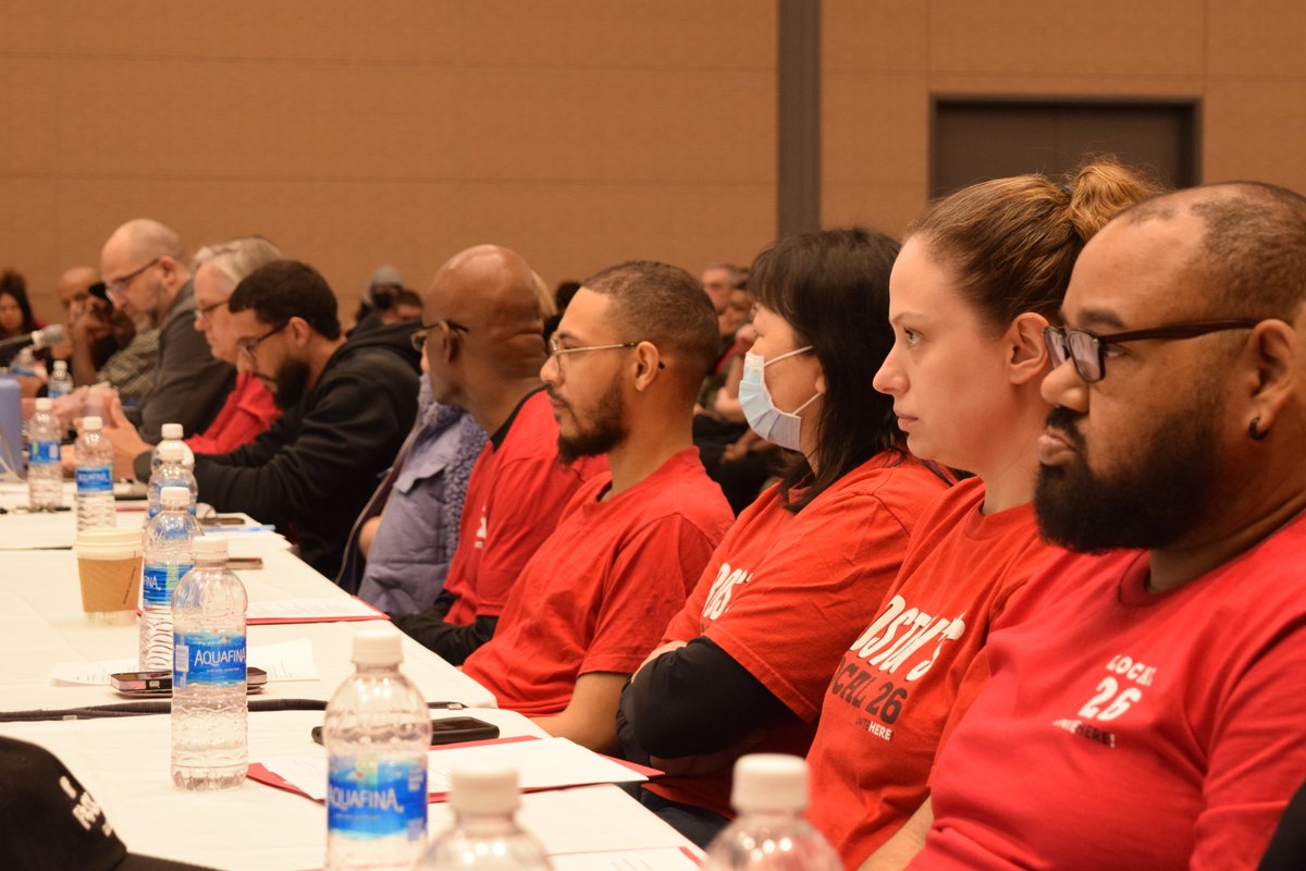 Hundreds of <a href="/UNITEHERE26/">UNITE HERE Local 26</a> hotel workers from dozens of Boston properties were present during Opening Day of Hotel Contract Negotiations last week!