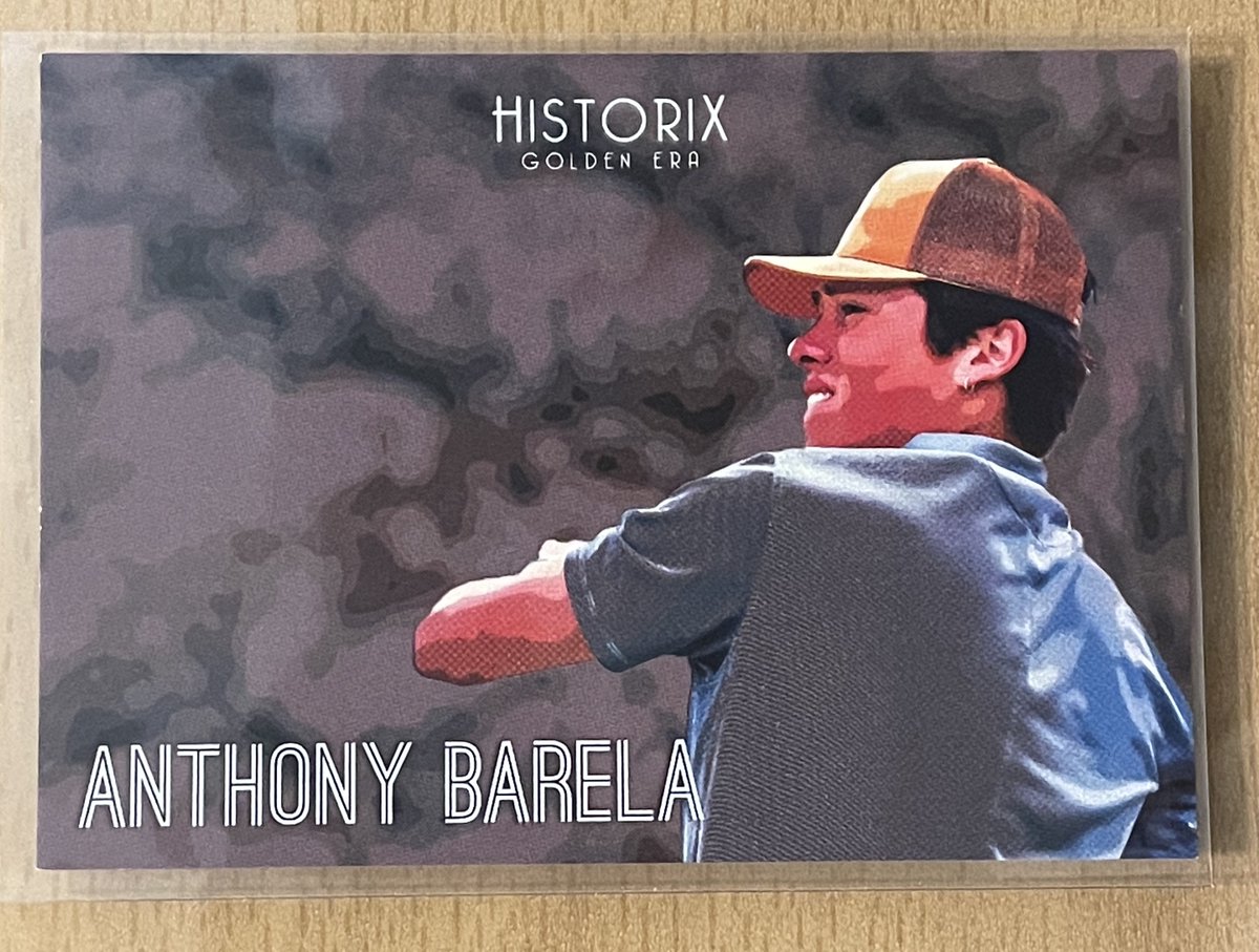 Non-Baseball Card of the Day - 2022 Brixton Golden Era Historix Base /100 of Anthony Barela. Barela took home the victory today at the DGPT Jonesboro Open by a single stroke, making that 3 wins in the first 5 events of the season for Barela #thehobby @BrixtonDiscGolf