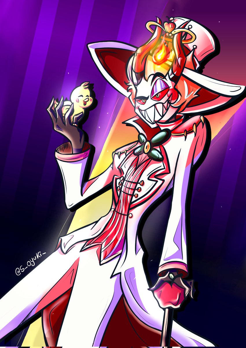 s_oyuki_'s tweet photo. King of Hell
#LuciferMorningstar #HazbinHotel #HazbinHotelLucifer https://t.co/jeDyy5rTdM
