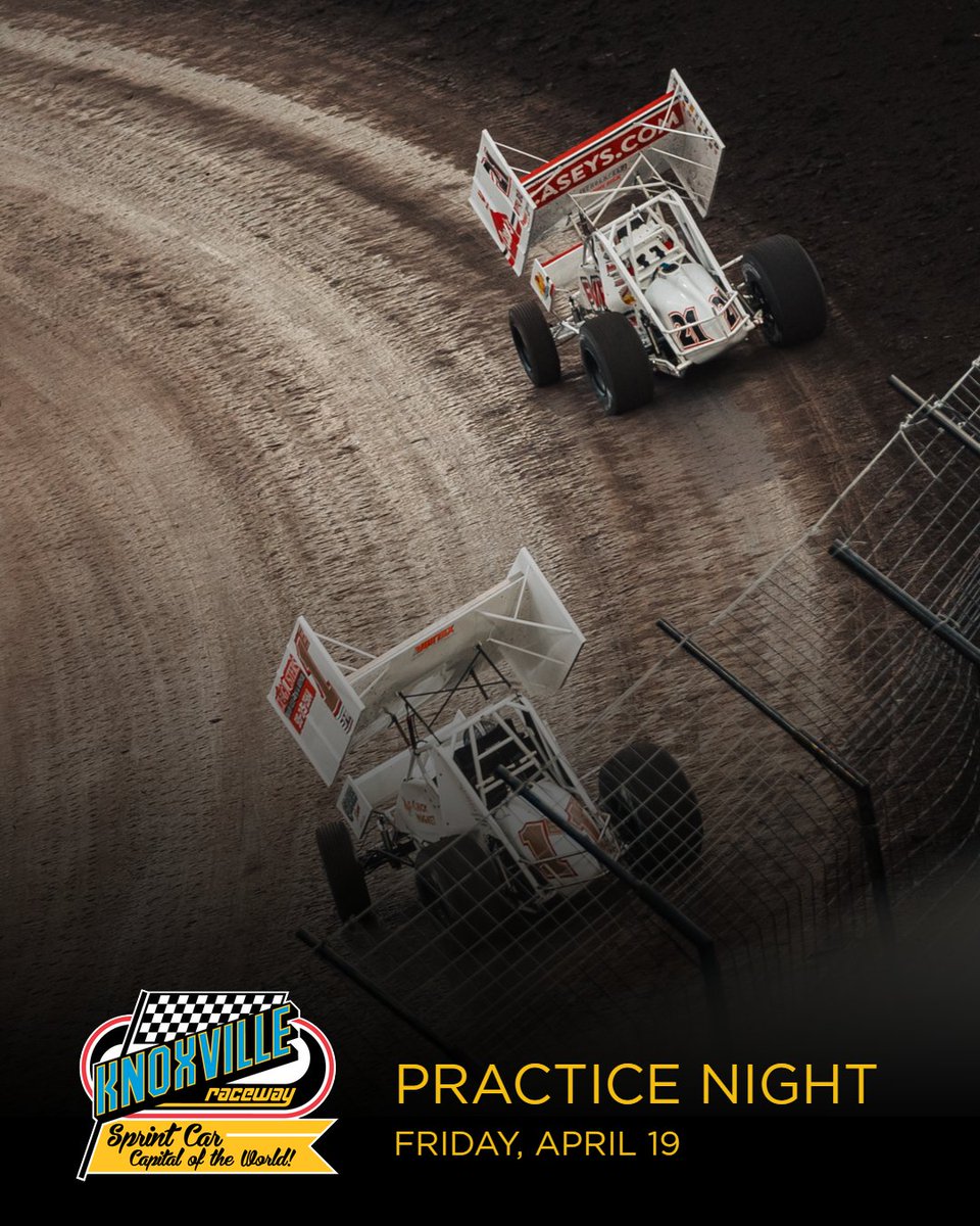 FRIDAY is Practice Night from 7-9pm for all sprint cars! The grandstand will be open and is free to the public to come watch, listen, smell, and feel the action!