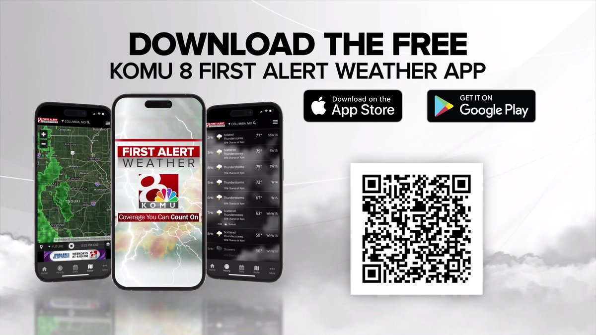 Stay tuned to the KOMU 8 First Alert Weather Team as we refine updates in the days ahead. Download the KOMU 8 First Alert Weather App to be the first to know the updates as the forecast changes. (6/6) #MidMoWx #MoWx #MidMo