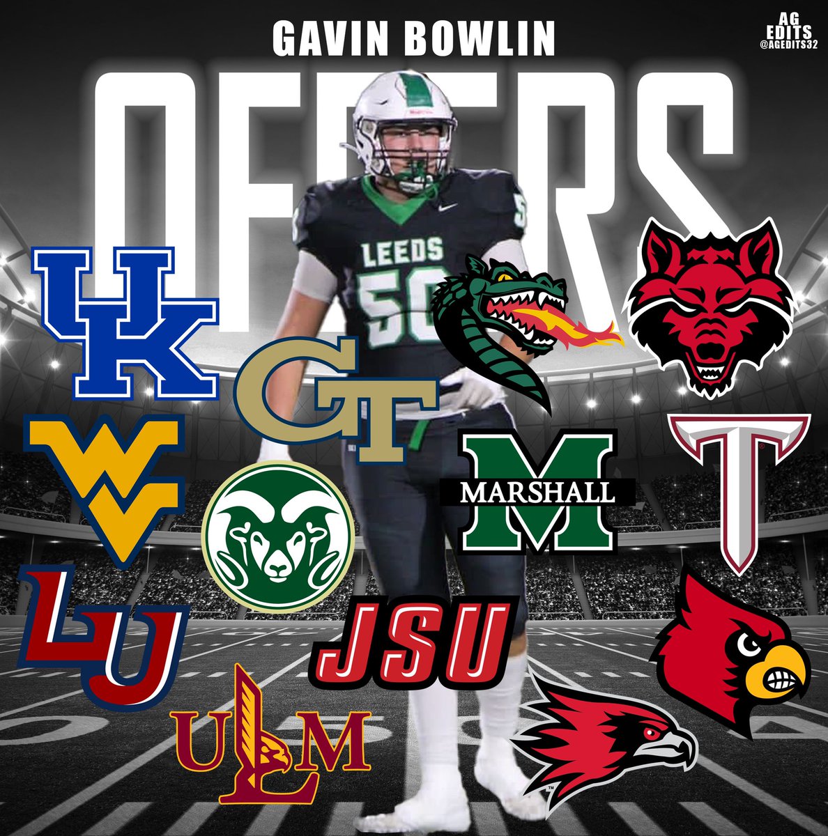 AG Edits (@agedits32) on Twitter photo ⭐️⭐️⭐️2025 OT <a href="/GavinBowlin50/">Gavin “GB” Bowlin</a> has received 1️⃣3️⃣ D1 offers! He’s ranked as the number 91 OT in his class! Where is home?👇🏽🏡 ⭐️⭐️⭐️2025 OT <a href="/GavinBowlin50/">Gavin “GB” Bowlin</a> has received 1️⃣3️⃣ D1 offers! He’s ranked as the number 91 OT in his class! Where is home?👇🏽🏡