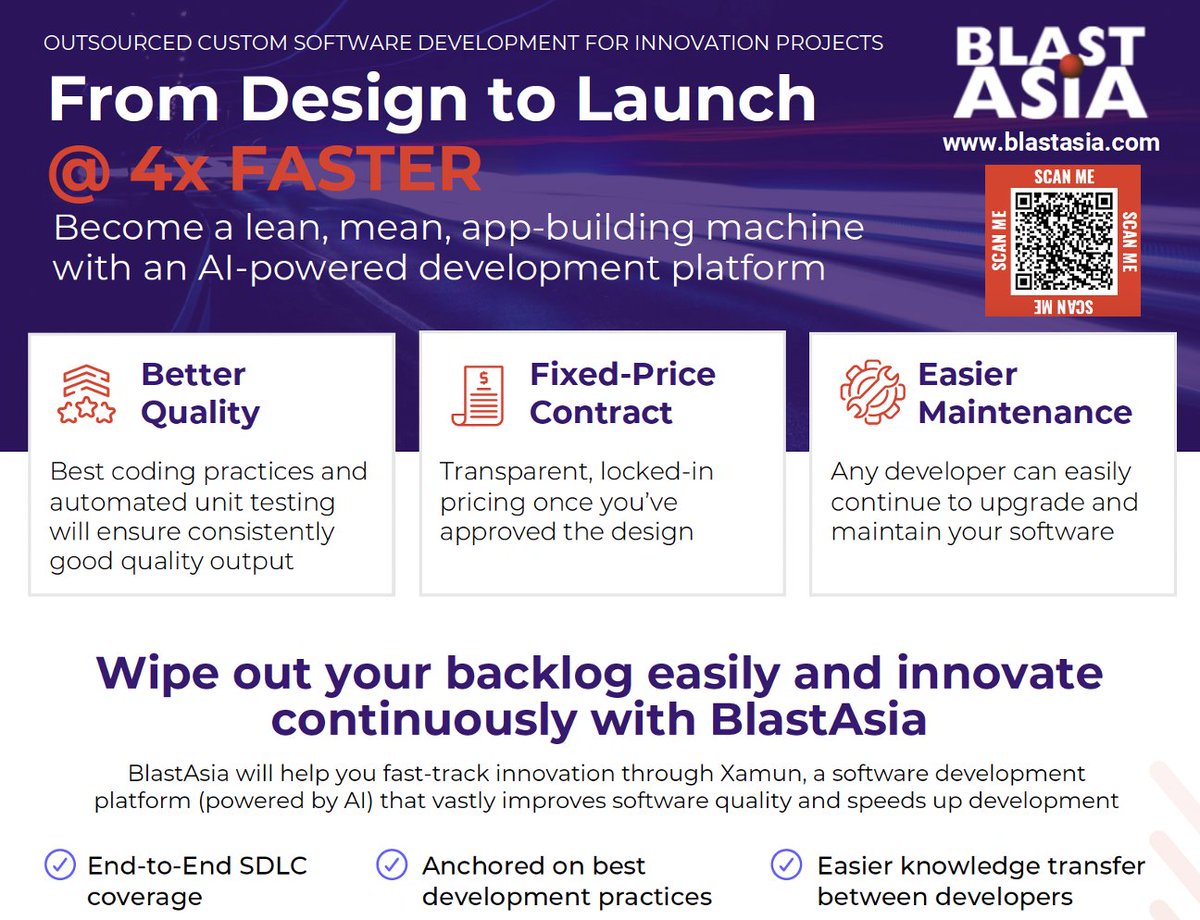 arupmaity's tweet photo. Is your business innovations being held back due to technical debts of current systems, don't worry we can help with your project backlogs at incredible speed with https://t.co/IgEX1iIFZT, leveraging our 20+ years of global product engineering delivery experience #AISoftwareDev https://t.co/ytdNWrV7wN