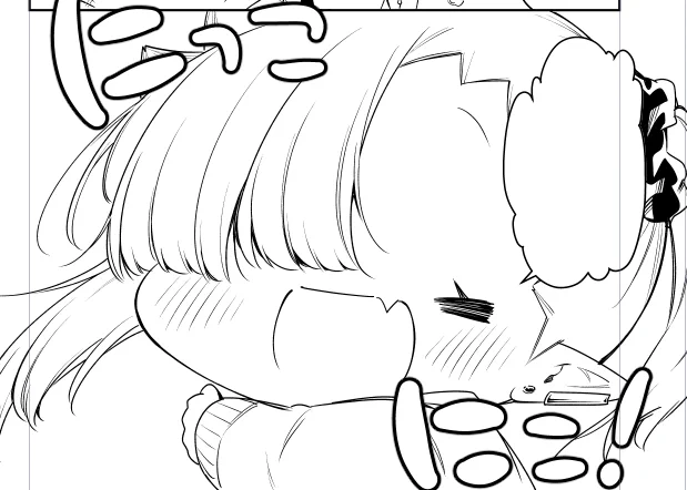 本日の作業!
にっこにこルナちゃん☺️
#ちゃんと吸えない吸血鬼ちゃん 