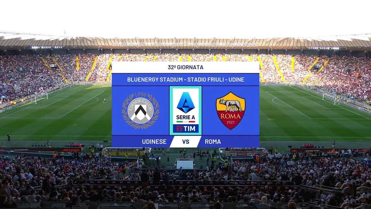 Full Match: Udinese vs AS Roma