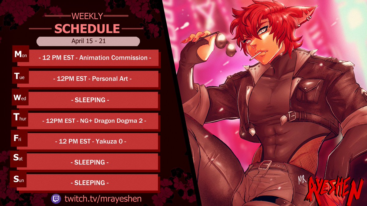 ‼️New schedule‼️ I'll be slowing down for the next couple of weeks since I'm getting a little burnt out and stressed from life stuff. I will be getting big news 2 weeks from now and will be spending time packing regardless of bad or good news.