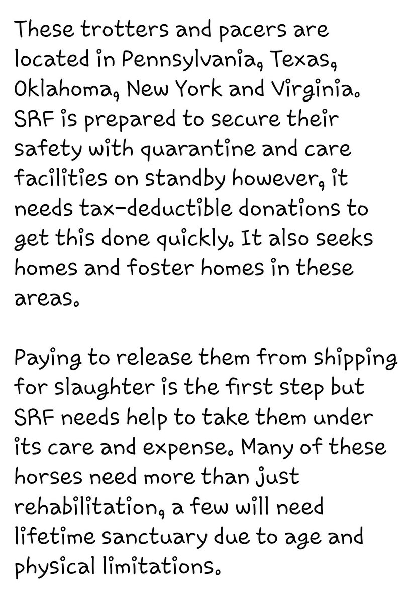 Some are safe, many are still DESPERATE for help. Please SHARE, OFFER HOME, DONATE 🙏adoptahorse.org/donate?fbclid=… See pics for updates on those safe and those still hoping to avoid a HORRIFIC END.