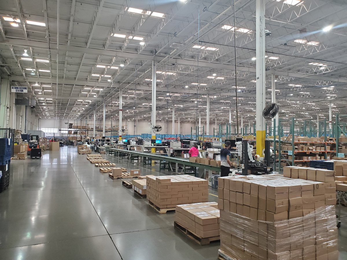 This is the warehouse outside of Nashville where all Taylor Swift signed CDs are being packed & shipped this week. 

Curious of 13 Management is hiring fulfillment themselves instead of having UMG work on this - as I don't believe Technicolor has a UMG contract.