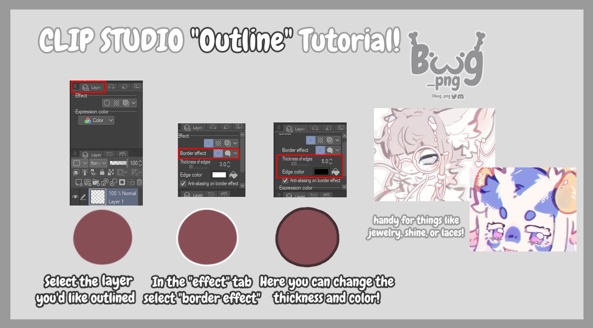 Reposting this! Clip studio 'outline' tutorial!