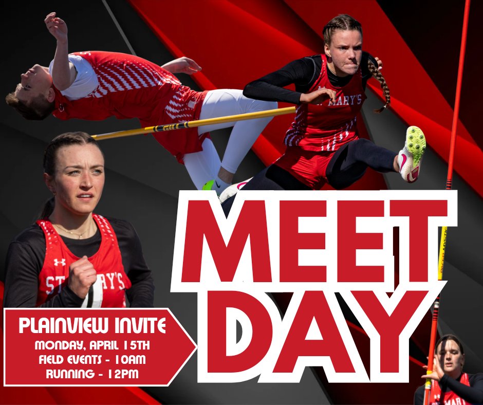 🔴 MEET DAY 🔴
🏴‍☠️ Ray Doerr Invite
📍 Plainview, Nebraska Track Complex
🕙 10am Field
🕛 12pm Running Events Prelims
🔥 80°💨SSE 20-30mph