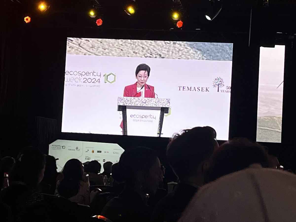 SumitraDebRoy's tweet photo. Transitioning to green energy demands capacity building for individuals and companies. Vital are green skills for reporting on clean energy, sustainability, reducing emissions, says Grace Fu, Minister for Sustainability, #Singaporere #GreenSkills #Sustainability #Ecosperity https://t.co/pCdOLc0xcG