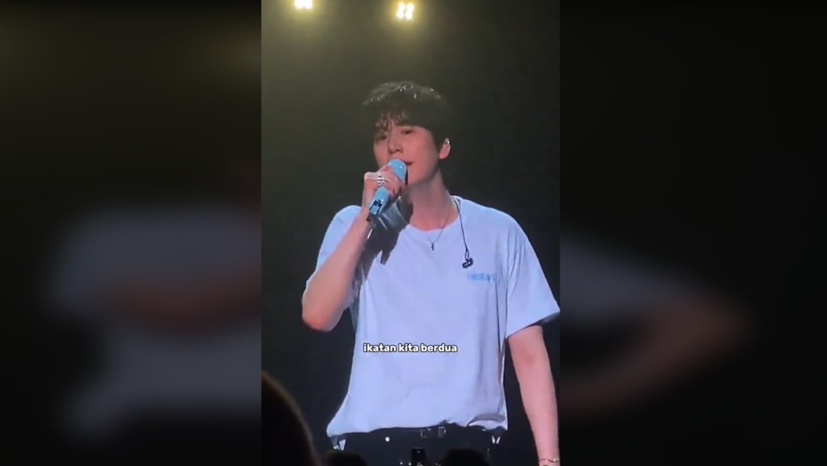 Super Junior's Kyuhyun fluently sings in Malay during Kuala Lumpur concert cna.asia/3Uk2Su9
