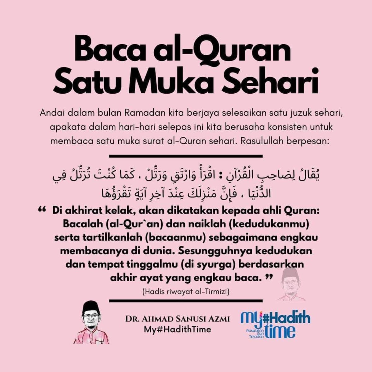 myhadithtime's tweet photo. Moga Allah membimbing kita untuk istiqamah setelah Ramadan. https://t.co/DwhbDyb1J8