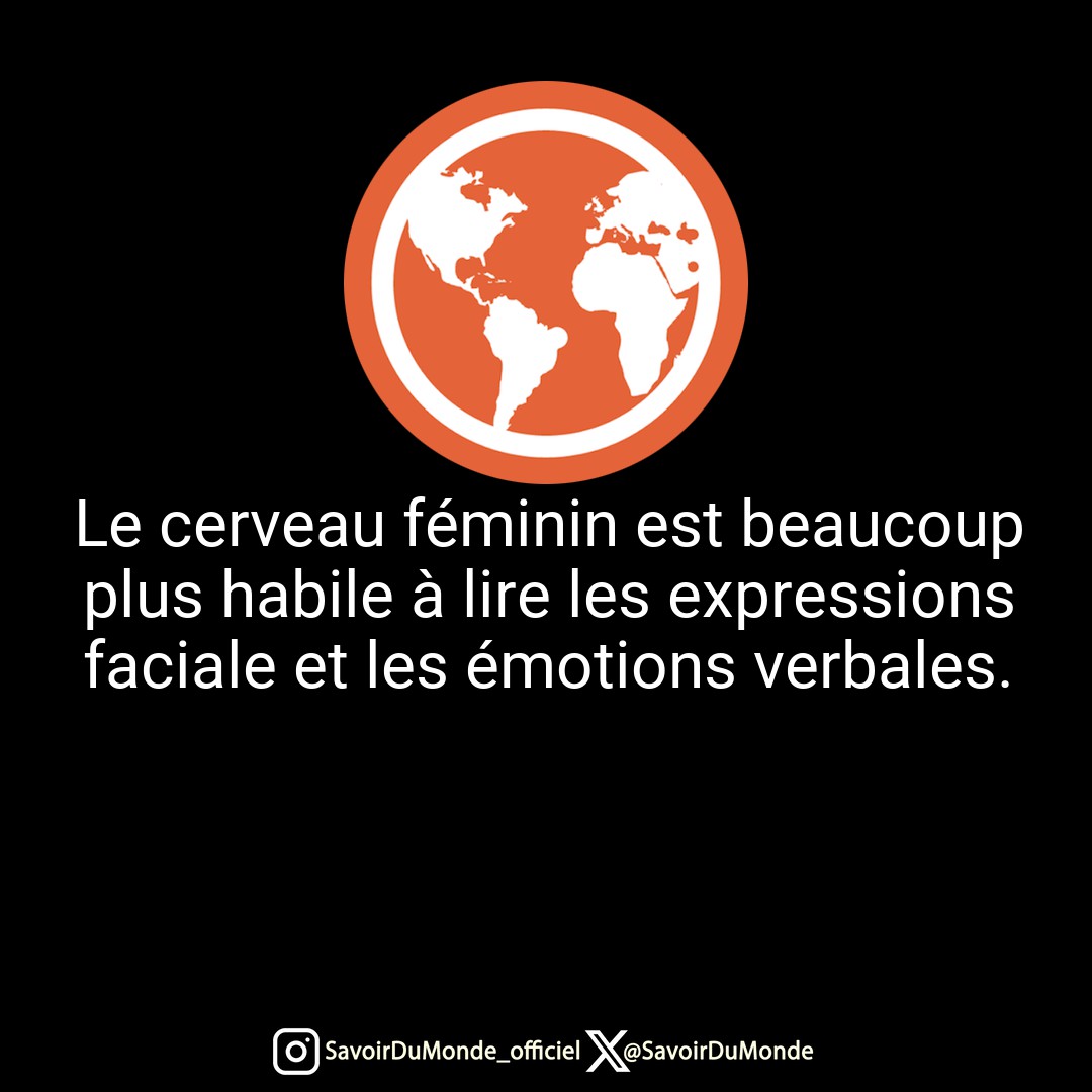 Le cerveau féminin est beaucoup plus habile à lire les expressions faciale et les émotions verbales.