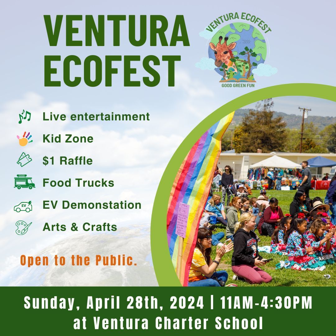 Edible Santa Barbara (@ediblesb) on Twitter photo 📅 Apr 28 11am - 4:30 pm | #Ventura #EcoFest
buff.ly/3VJLiRk
This family-friendly free event welcomes the community to enjoy good, green, fun in the form of live performances, silent auction, raffle, local vendors & nonprofits, food trucks, eco arts and crafts
<a href="/EdibleVC/">Edible Ventura Cnty</a> 📅 Apr 28 11am - 4:30 pm | #Ventura #EcoFest
buff.ly/3VJLiRk
This family-friendly free event welcomes the community to enjoy good, green, fun in the form of live performances, silent auction, raffle, local vendors & nonprofits, food trucks, eco arts and crafts
<a href="/EdibleVC/">Edible Ventura Cnty</a>