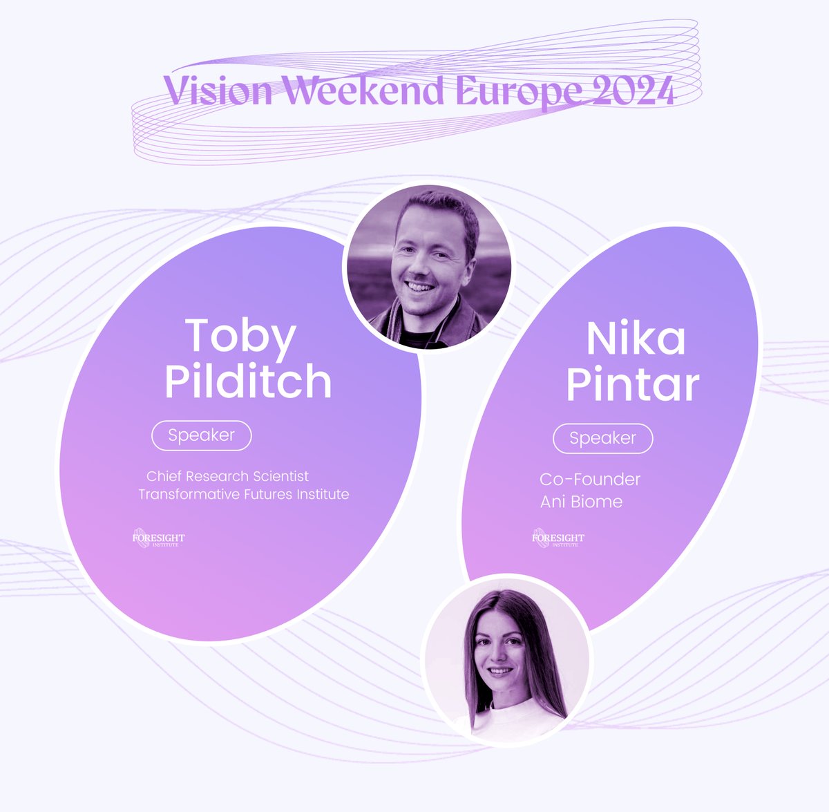 5 hours left to buy Early bird tickets. We have an impressive roster of speakers including Toby Pilditch and Nika Pintar. Join us at Bückeburg Palace, Germany, from July 12-14. Secure your spot today: foresight.org/vw2024eu/