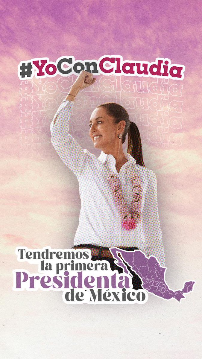 ALEIDAALAVEZ's tweet photo. #YoConClaudia la próxima presidenta de México https://t.co/Qg75mAhyvj
