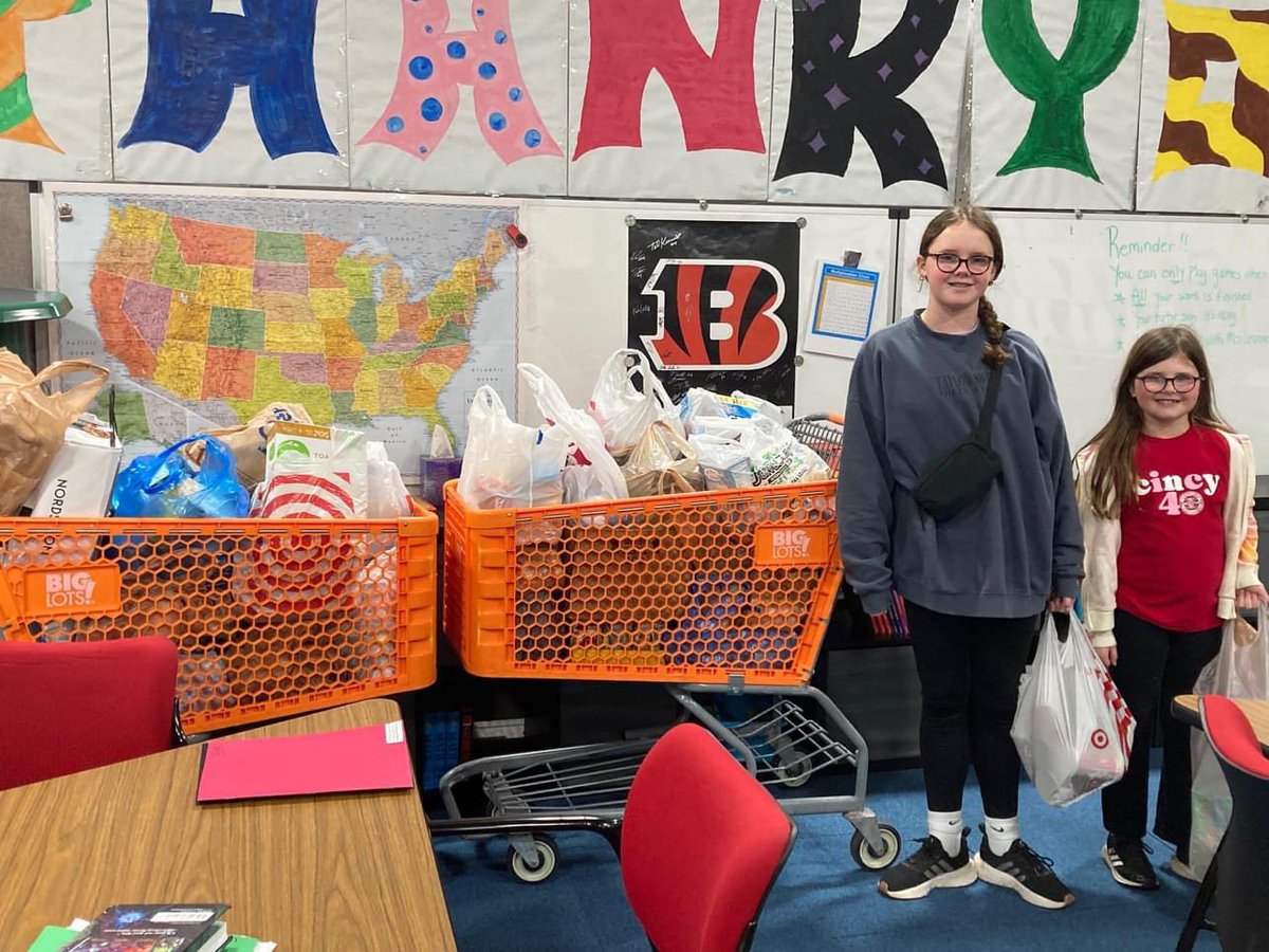 Thank you to the students and families at the McGing Irish Dancers in Blue Ash for their amazing food pantry donation of over two carts full of food! Irish Dancing worldwide held a challenge to all dance students to support their local food pantry!