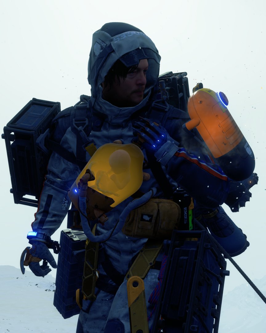 fredzin08's tweet photo. Death Stranding 🤍💙🧡

#DeathStranding https://t.co/LFvniYiQur