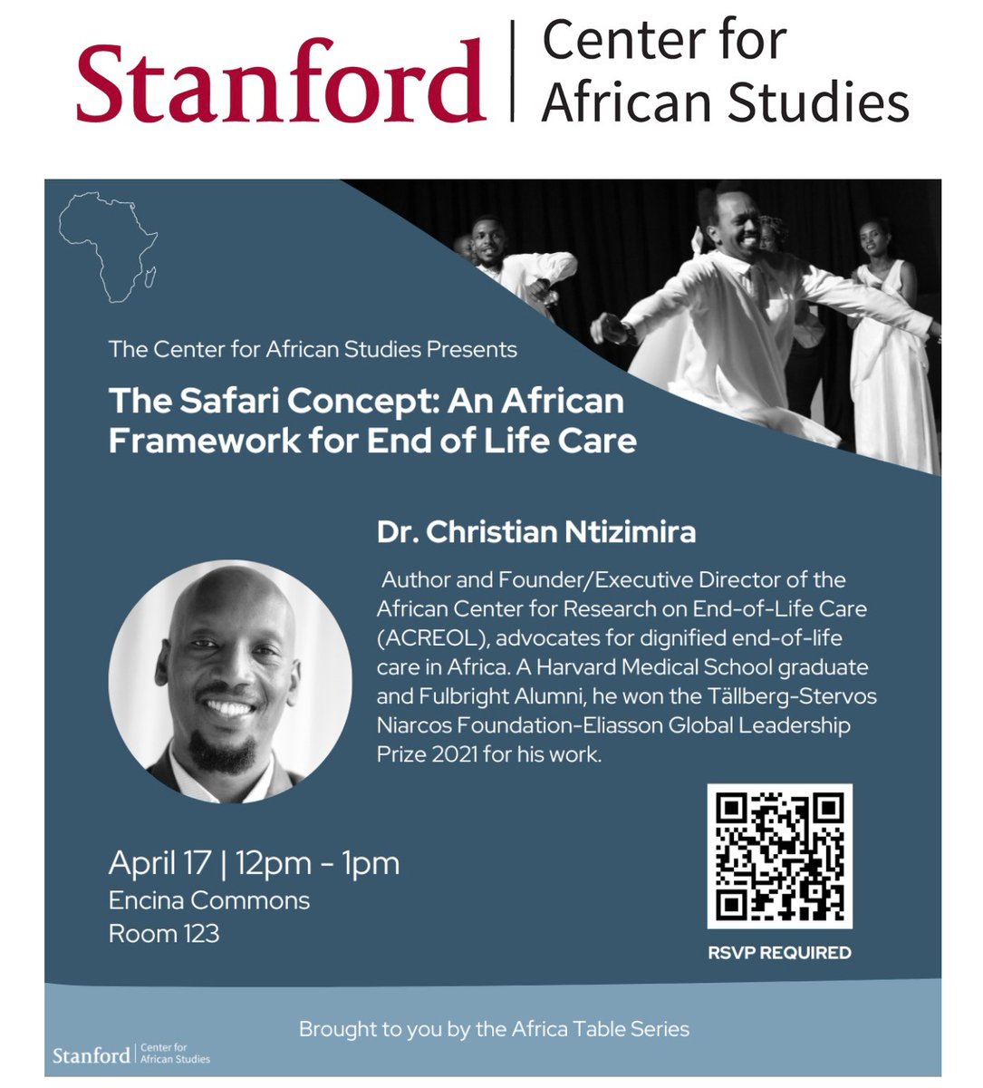 🎉Thrilled to announce The Safari Concept will be showcased at the @Stanford Africa Studies @cas_stanford  & Global #Health Lecture! 

Join us as we bridge the gap in palliative care. 🌍🦁✨#SafariConcept #GlobalHealth #PalliativeCare #StanfordLecture #hpm @Stanford @CAS_SOAS