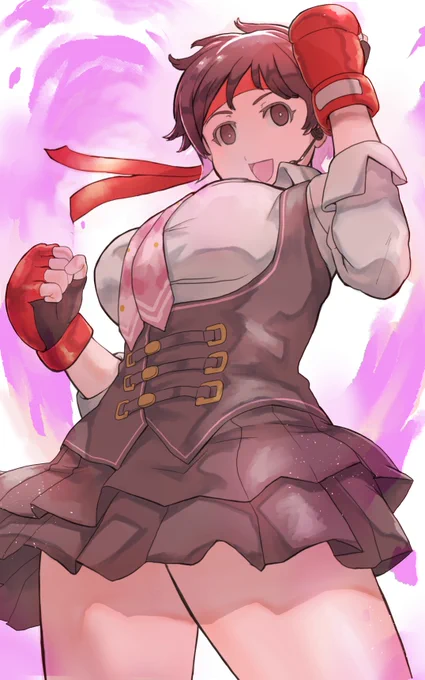 【再掲】「俺より強いヤツに会いに行ってるリュウさんに会いに行く!」  #streetfighter#格ゲーキャラ描こうぜ 