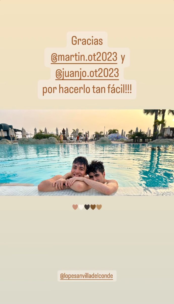 📸 | Story de vicartcity (IG) de Juanjo y Martin en Instagram