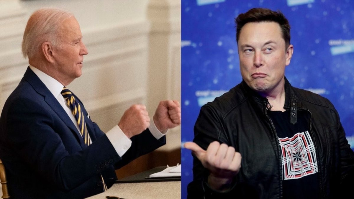 🚨🇺🇸 ELON MUSK ON JOE BIDEN: “The real President is whoever controls the teleprompter.” Spot on 😂🔥
