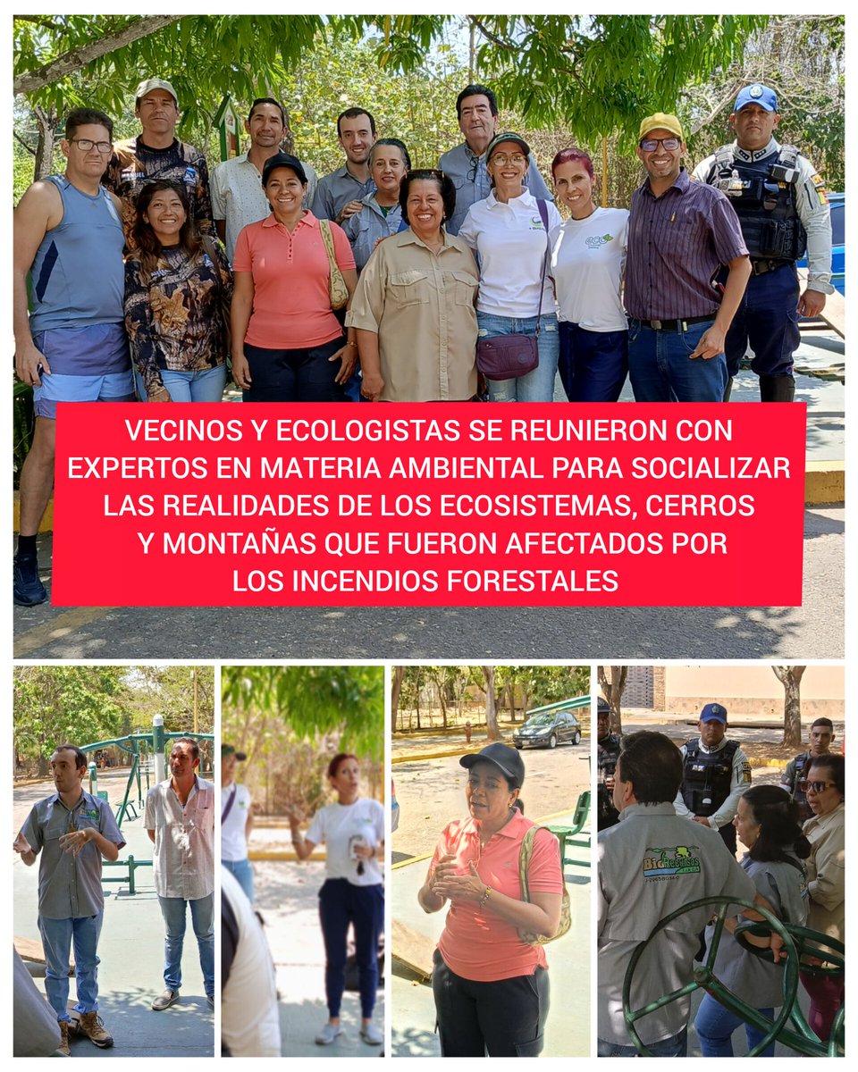 2da Reunión de Organización de los ciudadanos, expertos, organizaciones, vecinos y autoridades para ofrecer propuestas y soluciones para recuperar los ecosistemas en los cerros y montañas quemados por los incendios forestales en Carabobo. PRÓX REUNIÓN SAB 20 Tazajal 9am Dale RT