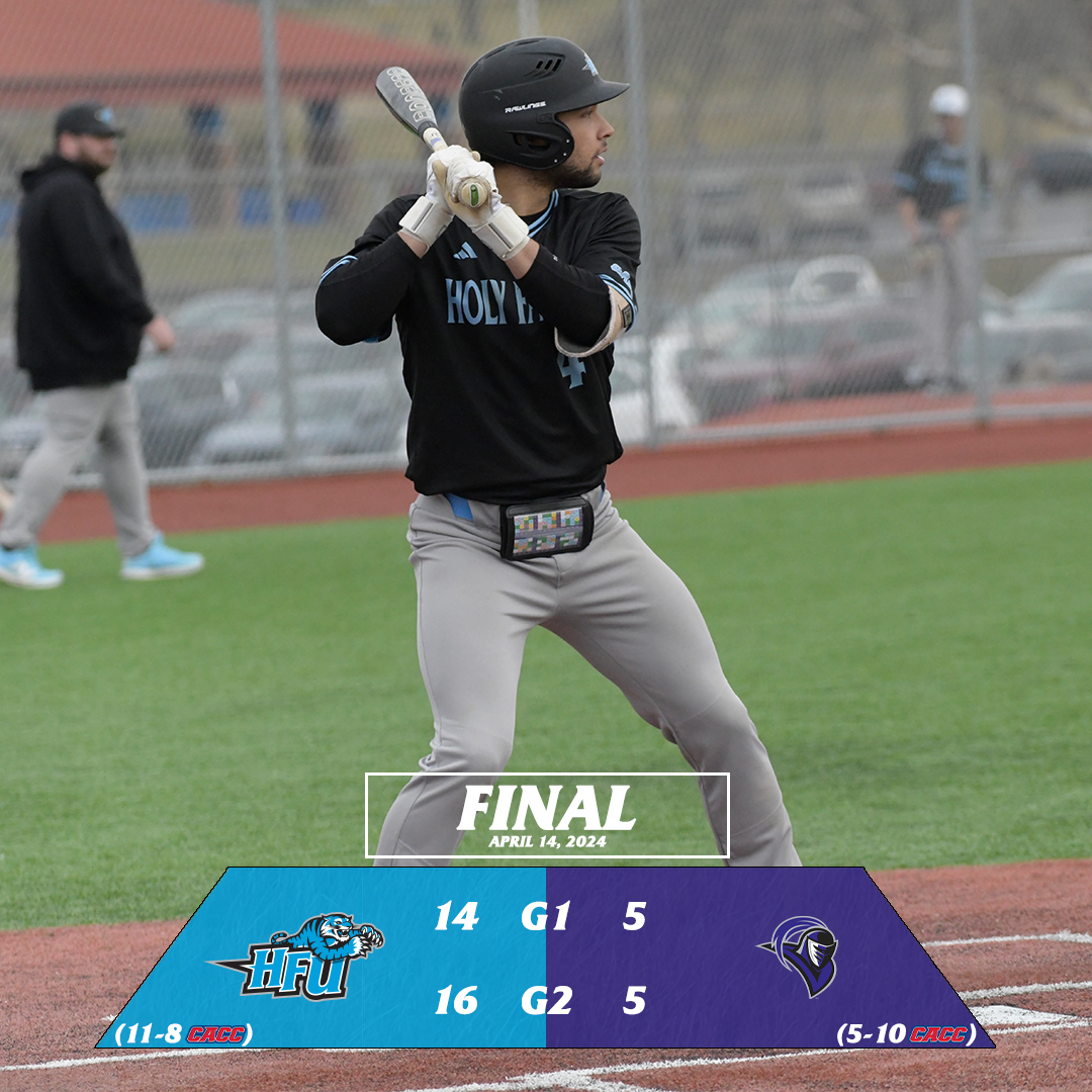 .<a href="/HFUBaseball/">Holy Family Baseball</a> explodes for 30 runs in a doubleheader sweep of Bridgeport.

Z. Morales (DH): 4-6, HR, 2B, 2 HBP, 6 RBI, 3 R

Mercedes (DH): 4-7, 2 2B, 4 R, 3 RBI

Serechia (DH): 2-4, 2 2B, 4 BB, HBP, 6 R

Murphy (G2): W, 5 IP, 2 H, 1 R, 9 K, 2 BB

Culver (G1): CG W, 7 IP, 4 ER