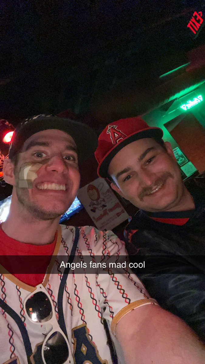 Angels fans are mad chill